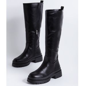 8, 8.5, 9 & 10🖤🎥Full Moon Platform Boot - BLACK